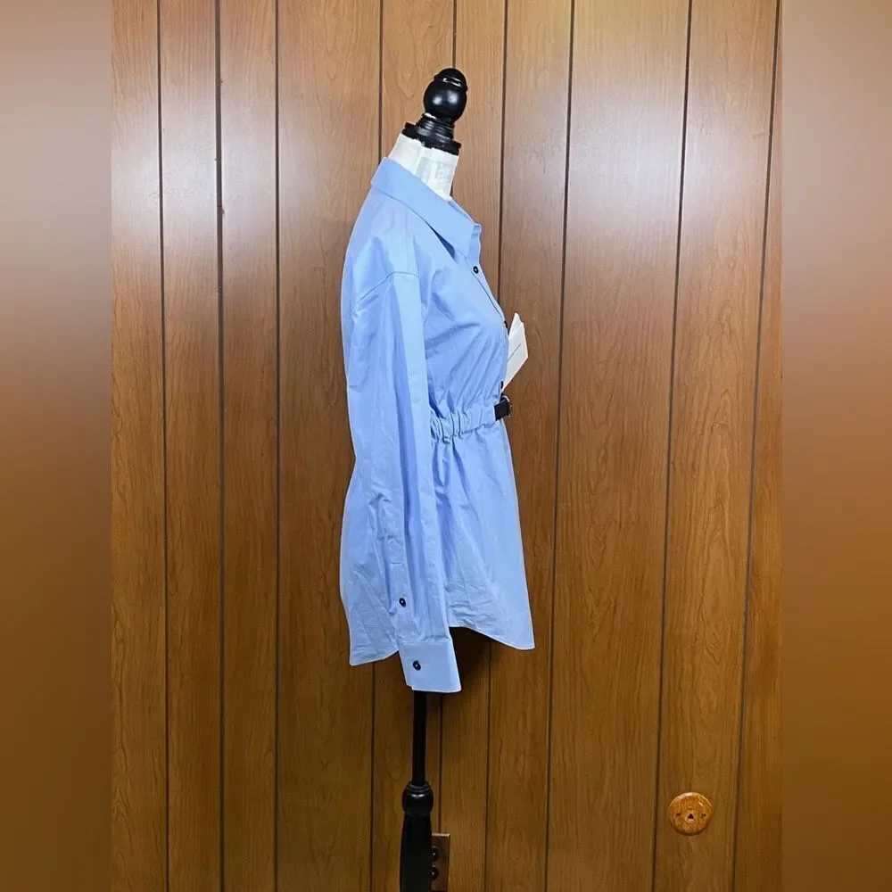 Alexander Wang Oversized Belted Cotton Shirt size M